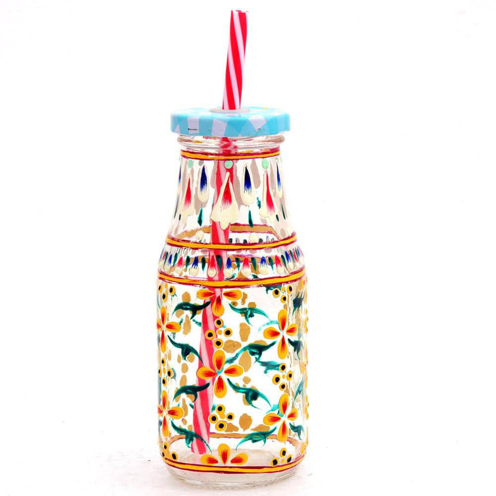 Hand Painted Juice Jar | Sipper- Collection - India shopping