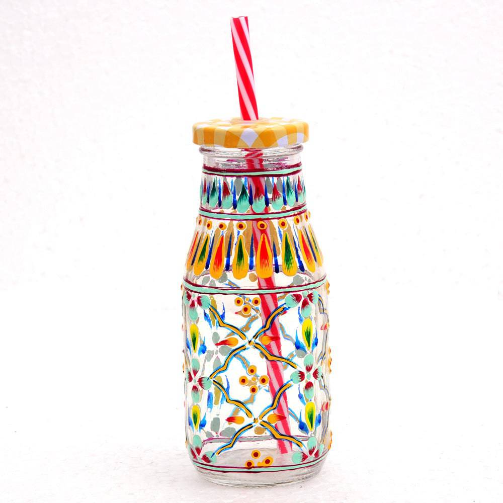 Hand Painted Juice Jar | Sipper- Collection - India shopping