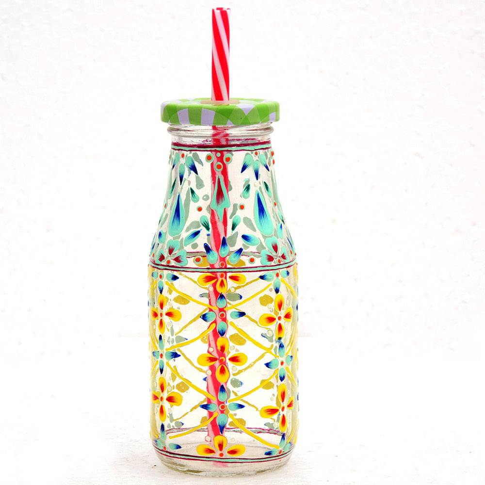 Hand Painted Juice Jar | Sipper- Collection - India shopping