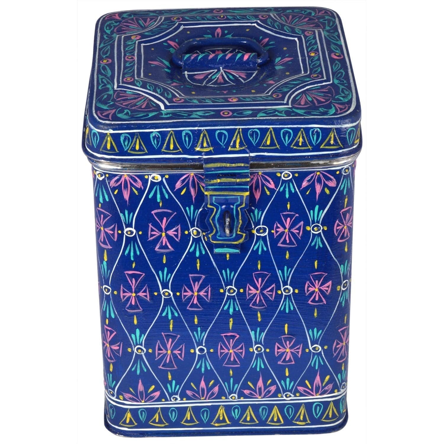 KAUSHALAM CANISTER: MUGHAL BLUE - India shopping