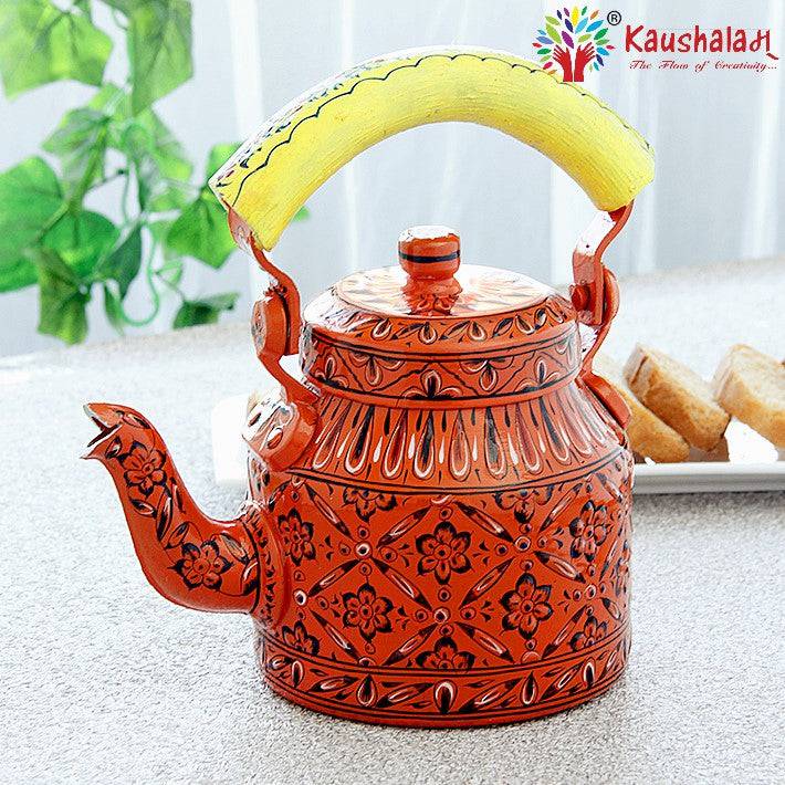 KAUSHALAM TEA KETTLE: ORANGE DELIGHT III - India shopping