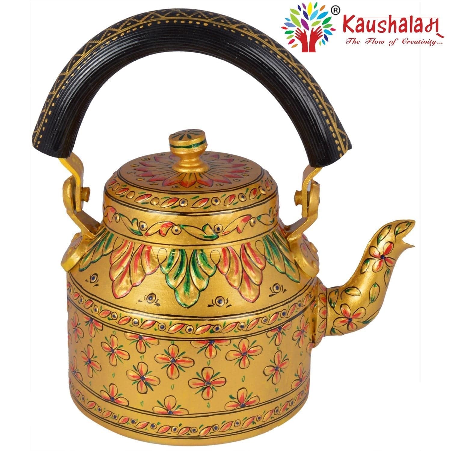 KAUSHALAM TEAKETTLE : GOLDEN GLOW - India shopping