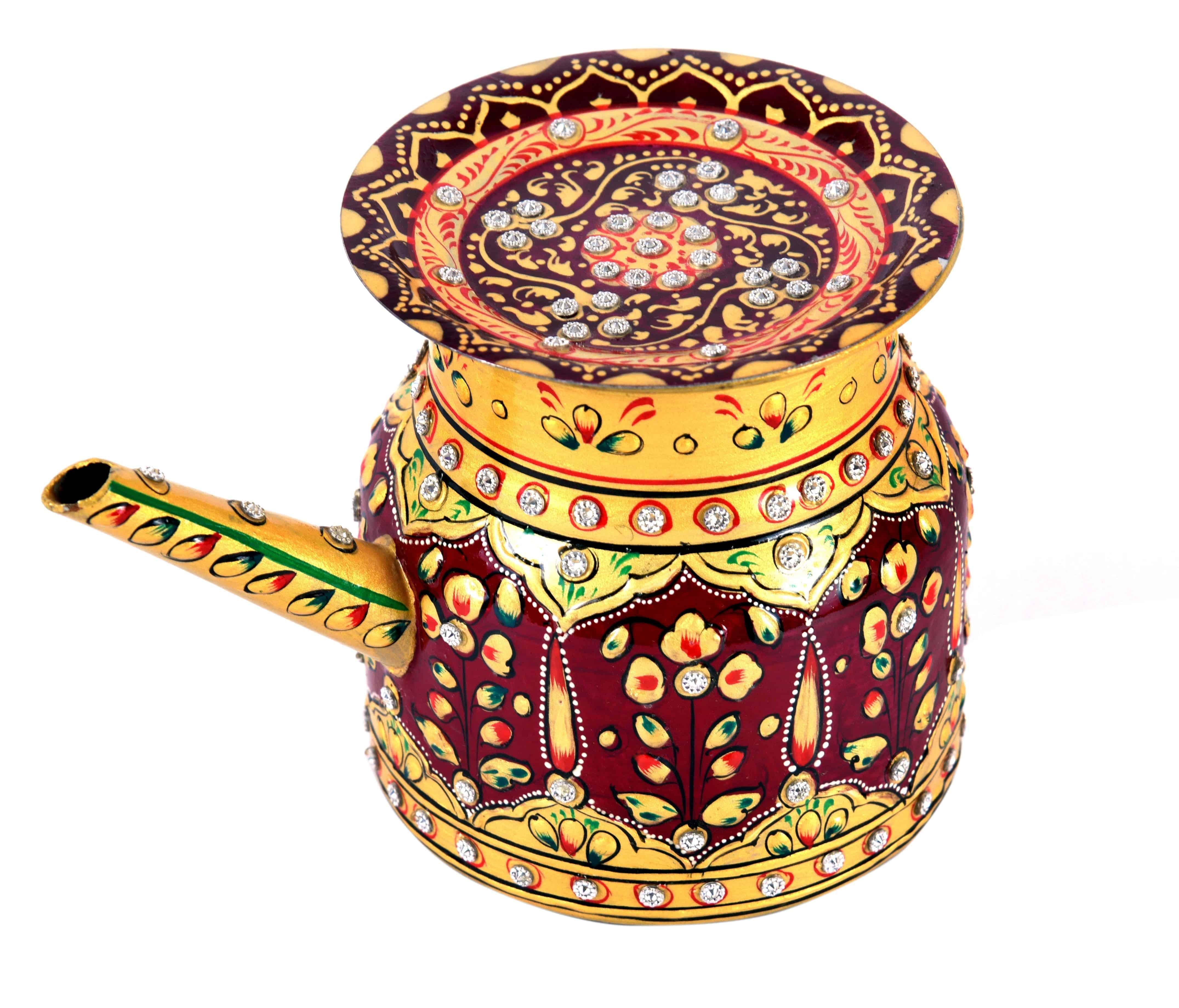 Hand Painted Copper Pitcher | Jar Collection - India shopping