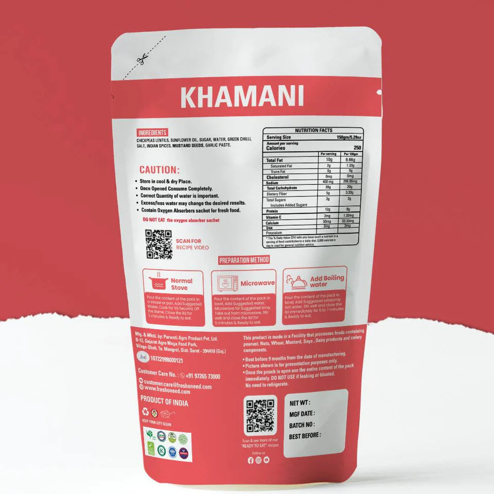 Fresh O Need Surti Khamni - Ready To Eat 150 gms