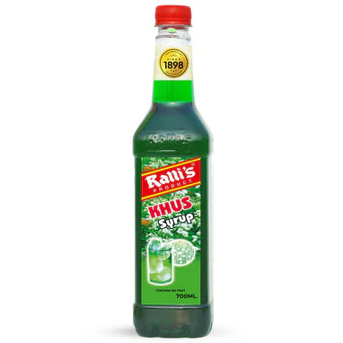 Ralli's Khus Sharbat Syrup 700ml | Refreshing Green Summer Drink
