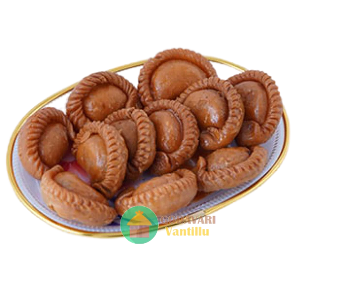 Godavari Vantillu Kova Puri (Chandrakala) Sweet - 500 gms - India shopping