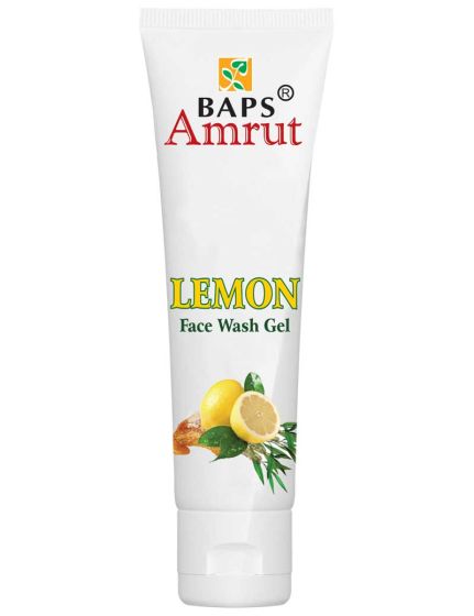BAPS Amrut Natural Lemon Face Wash Cream | 100 Ml
