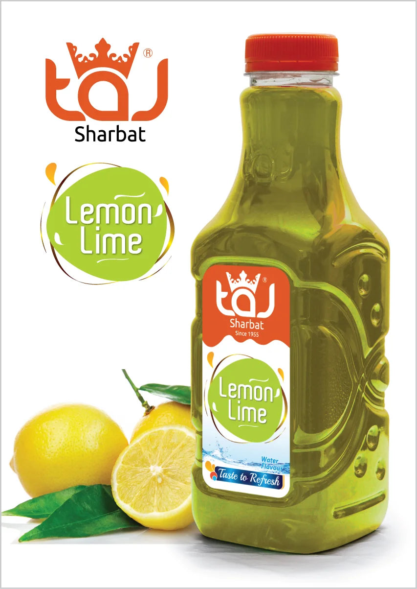 Taj Lemon Lime Sharbat | 750 ml