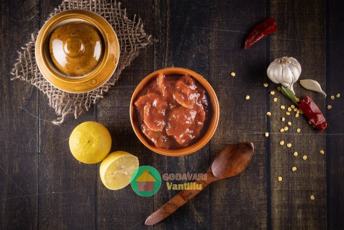 Godavari Vantillu Lemon Pickle / Nimmakaya Pachadi Andhra Style - 500 gms