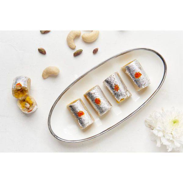 Maakhan Bhog Kaju Roll - 500 gms - India shopping