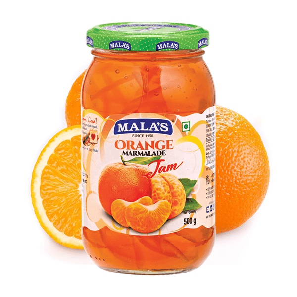 Orange Marmalade Jam 500gm Glass Jar - India shopping