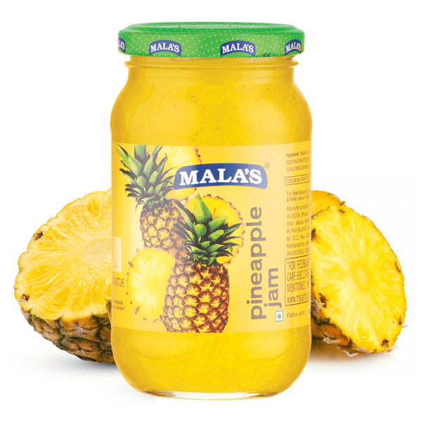 Pineapple Jam 500gm Glass Jar - India shopping