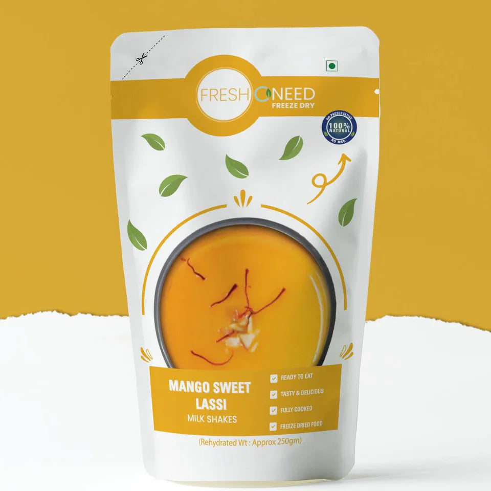 Fresh O Need Mango Sweet Lassi - Ready To Eat 250 gms