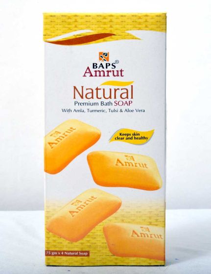 BAPS Amrut Natural Soap (pack of 4 ) | 75 gms each