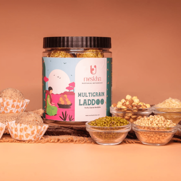 Nuskha Kitchen Multigrain Laddoo 500 gms - India shopping