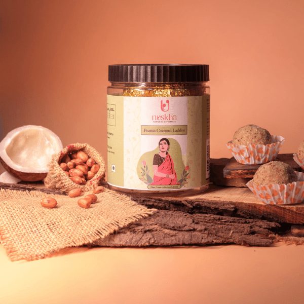 Nuskha Kitchen Peanut Coconut Laddoo For Pregnancy 500 gms - India shopping