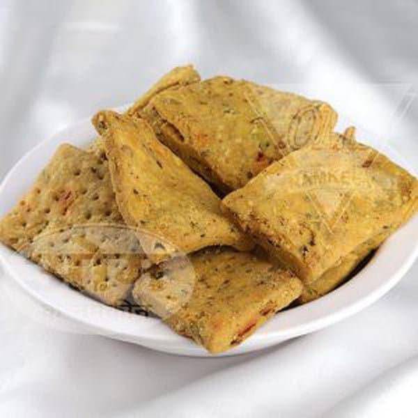 Om Namkeen's Methi Biscuit Mathri - 200 gms - India shopping