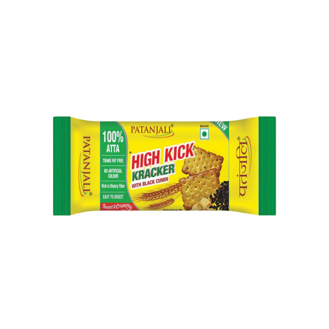 Patanjali High Kick Cracker Biscuit - 66.6 gms - India shopping