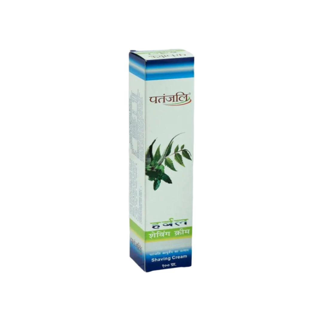 Patanjali Herbal Shaving Cream - 100 gms - India shopping