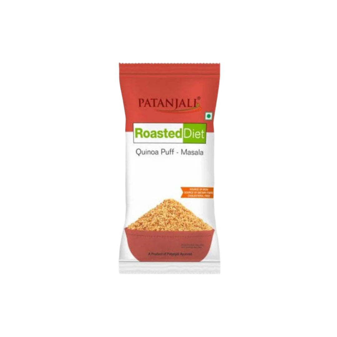 Patanjali Roasted Diet-quinoa-Puff- masala - India shopping
