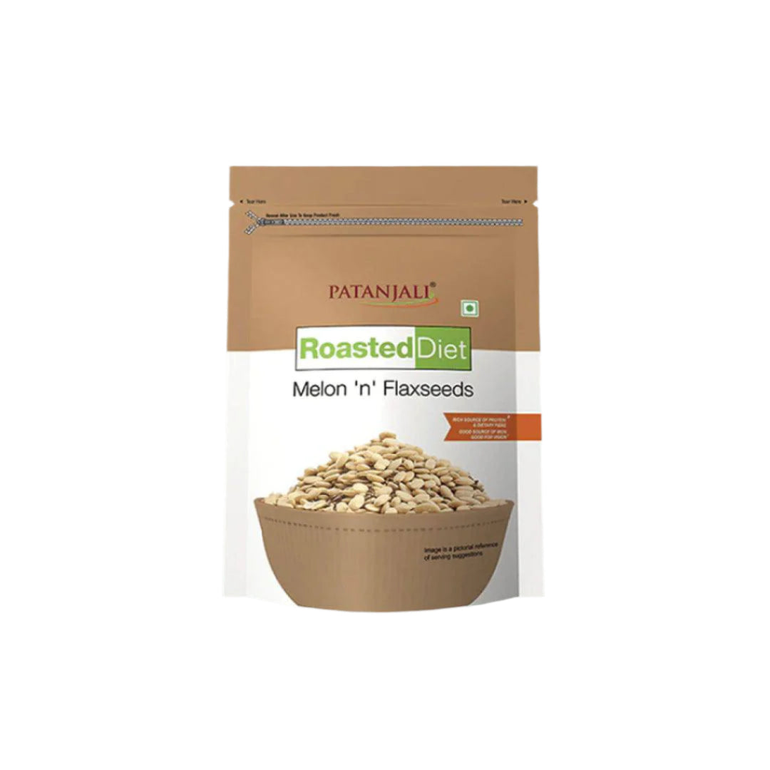 Patanjali Roasted Diet- Melon 'N' Flaxseed - 150 gms - India shopping
