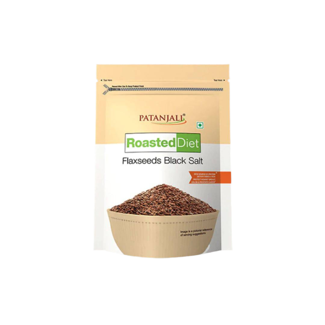 Roasted Diet- Flaxseed Black Salt - 150 gms - India shopping