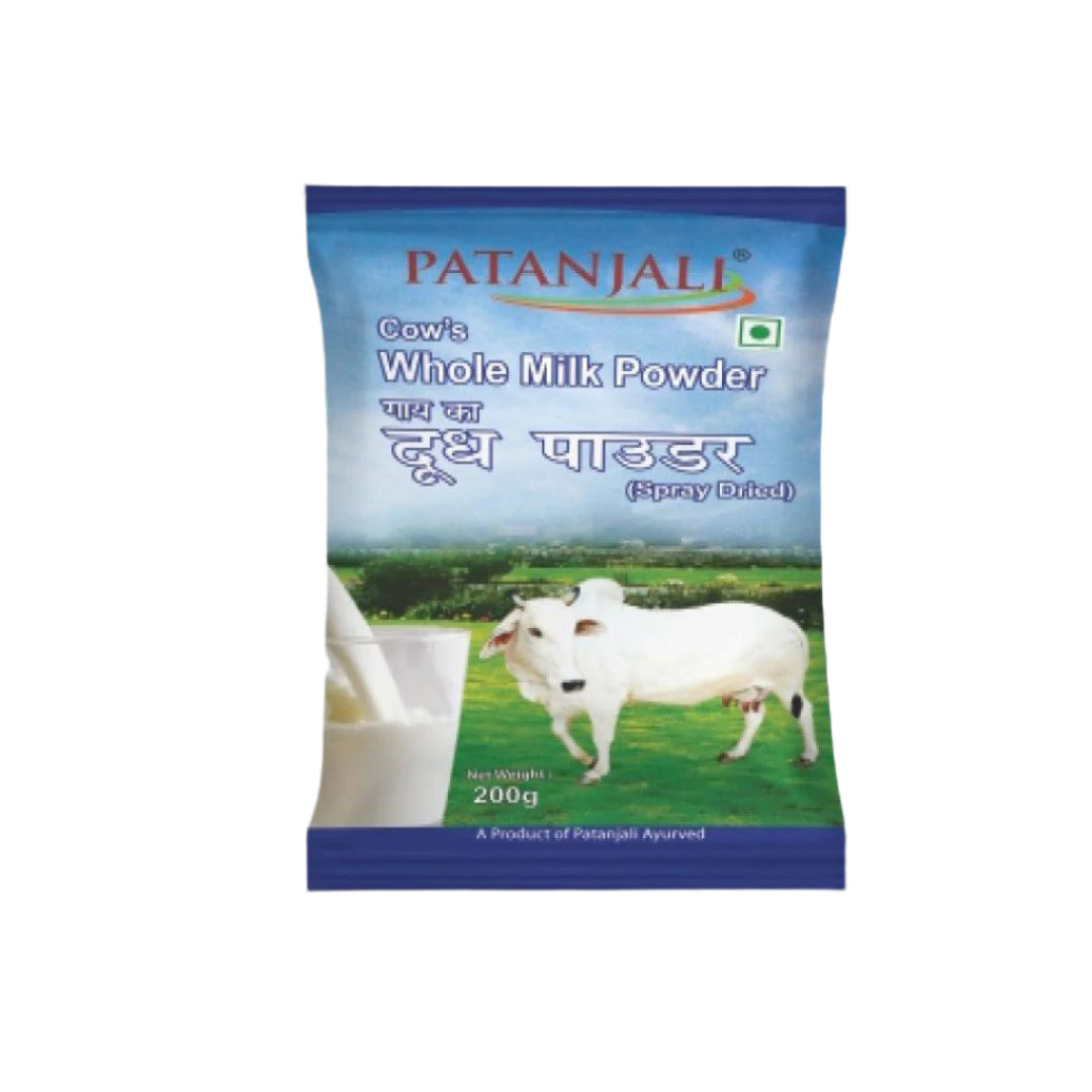 Patanjali Cow's Whole Milk Powder - 200 gms - India shopping