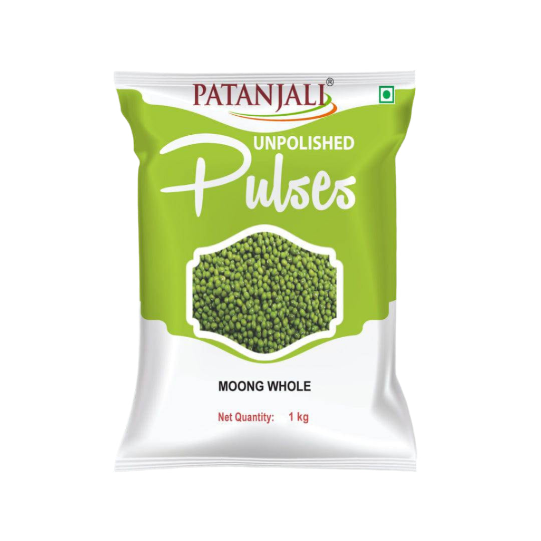 Patanjali Unpolished Moong Sabut - 500 gms - India shopping