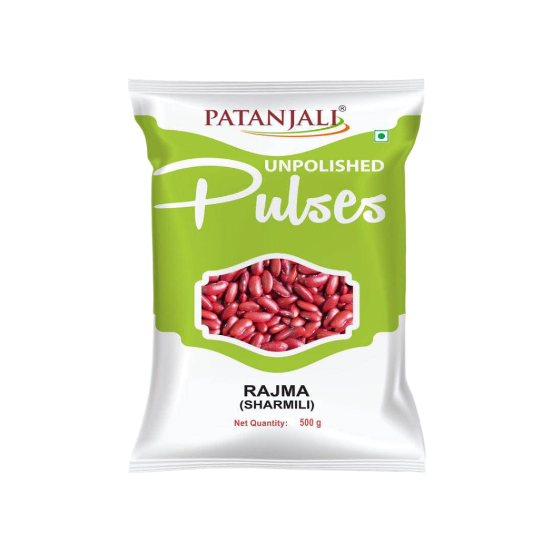 Patanjali Unpolished Rajma (Sharmili) - 500 gms - India shopping