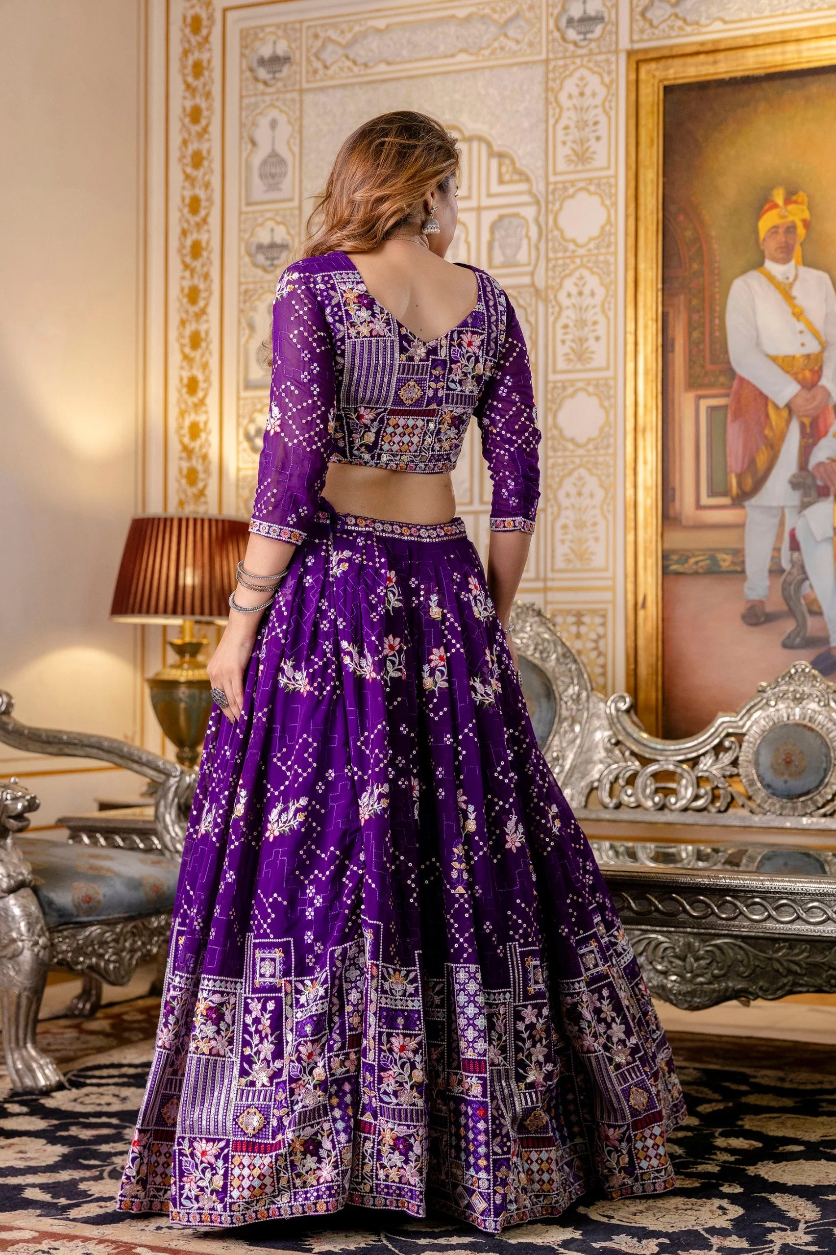 New Lehenga Choli With Thread Sequins And Embroidery Work | Ready To Wear
