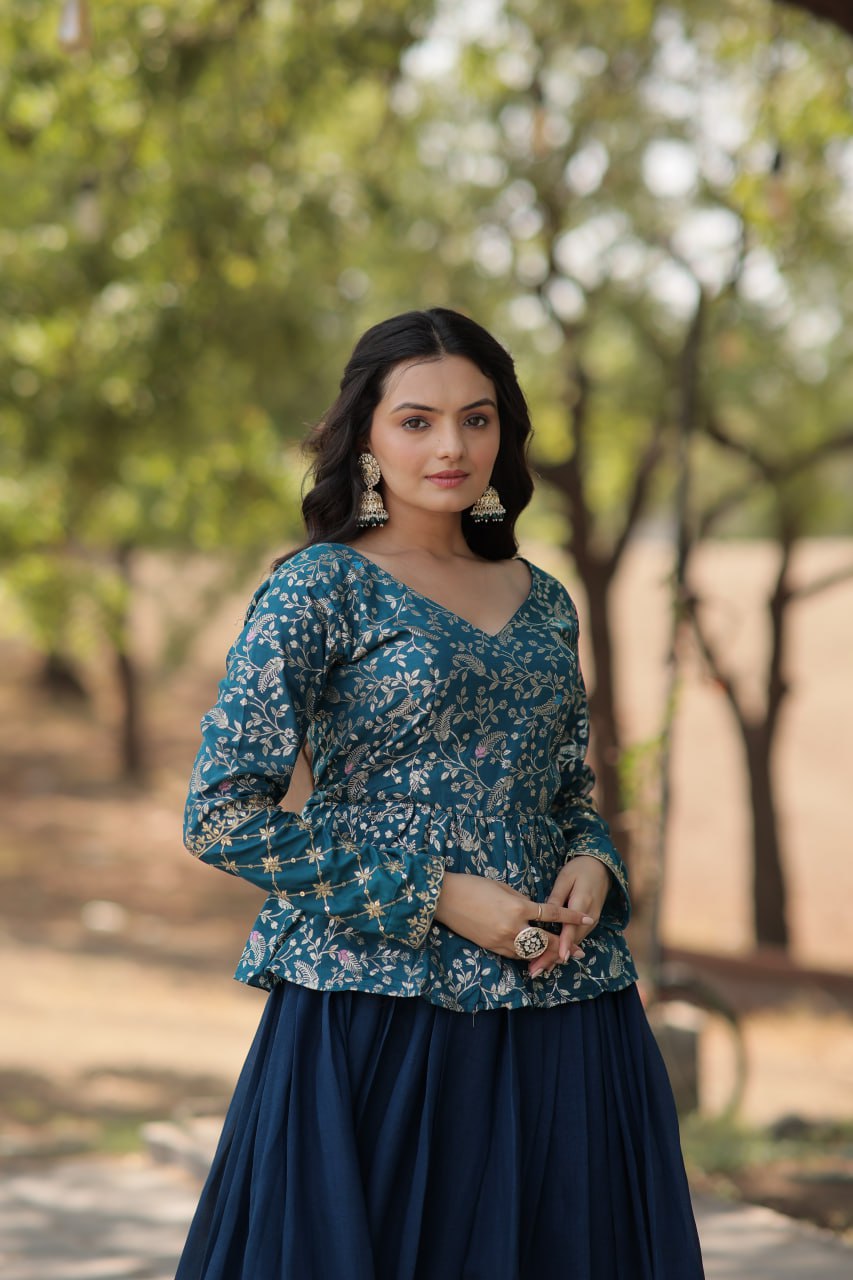 Trending Fashionable Co-ord Set with Pure Viscose Dayble Flower Design