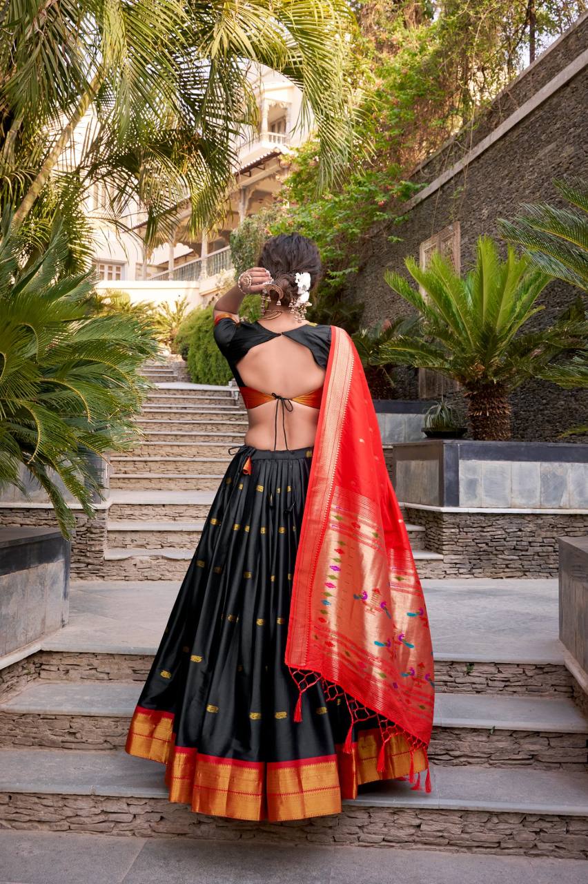 Traditional Lehenga Choli With Zari Weaving Work | Ready To Wear