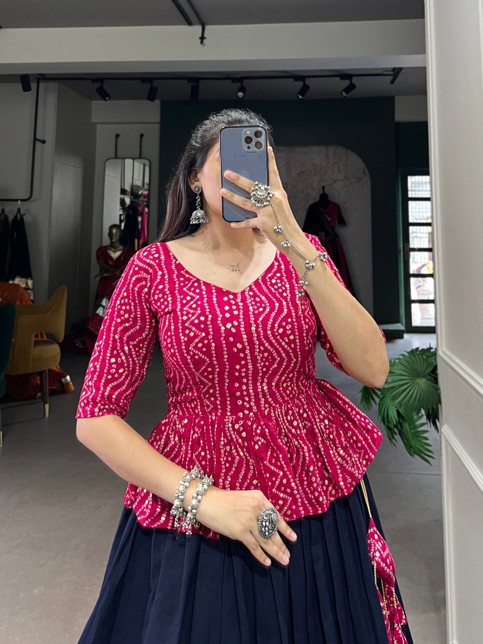 Designer Co-ord Set Plain With Gota Patti Touch Up | Ready To Wear