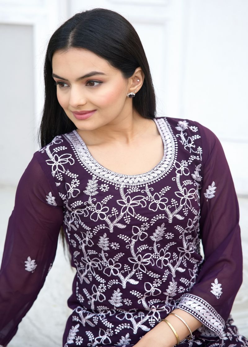 New Lehenga Suit With Embroidery Work | Ready To Wear