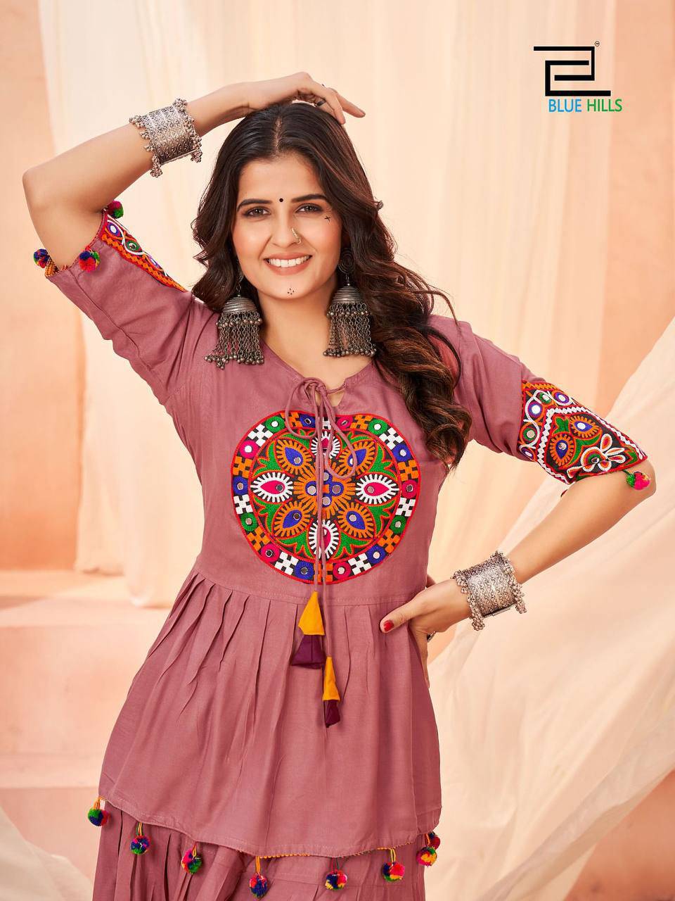 Ready to Wear 2 piece set Skirt and top - India shopping