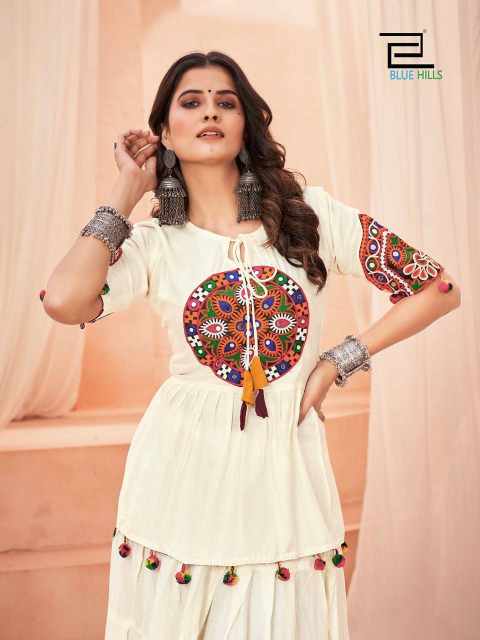 Ready to Wear 2 piece set Skirt and top - India shopping