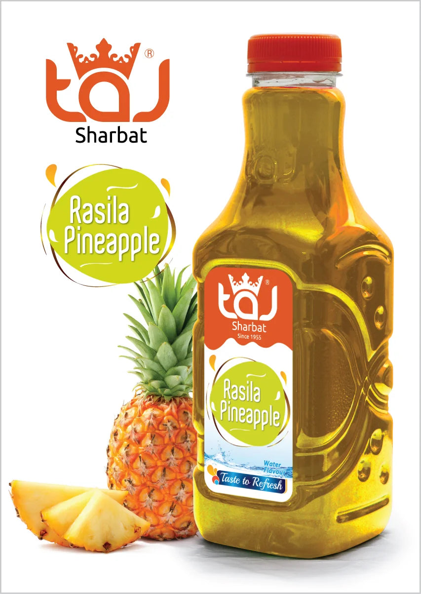 Taj Rasila Pineapple Sharbat | 750 ml
