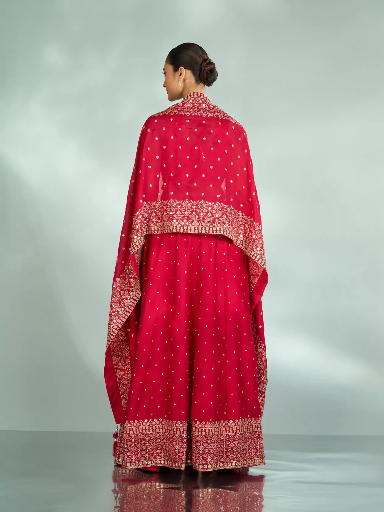Rosy Rapture Art Silk Lehenga | Ready To Wear