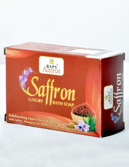 BAPS Amrut Saffron Soap (pack of 3) | 100 gms each