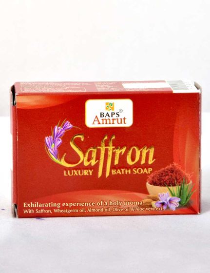 BAPS Amrut Saffron Soap (pack of 3) | 100 gms each