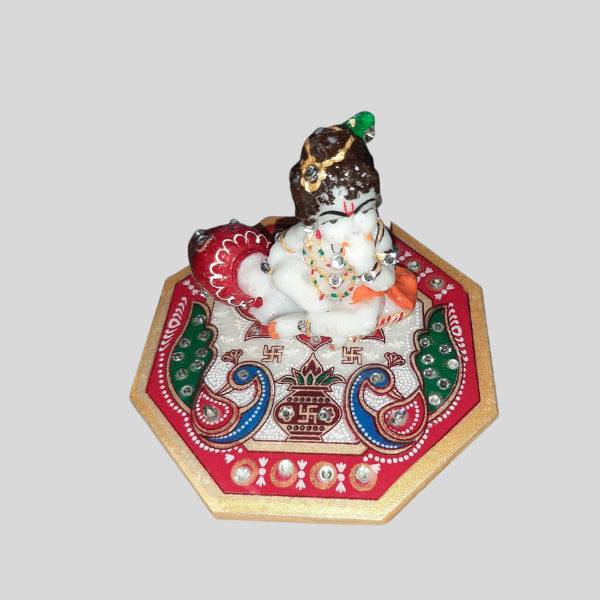 Ladu Gopal choki 8 corner set - India shopping
