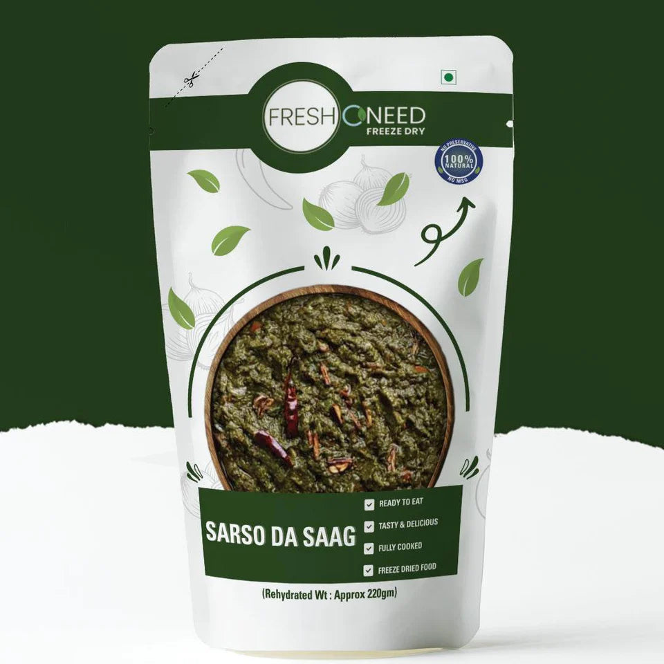 Fresh O Need Sarso Da Saag - Ready To Eat 220 gms
