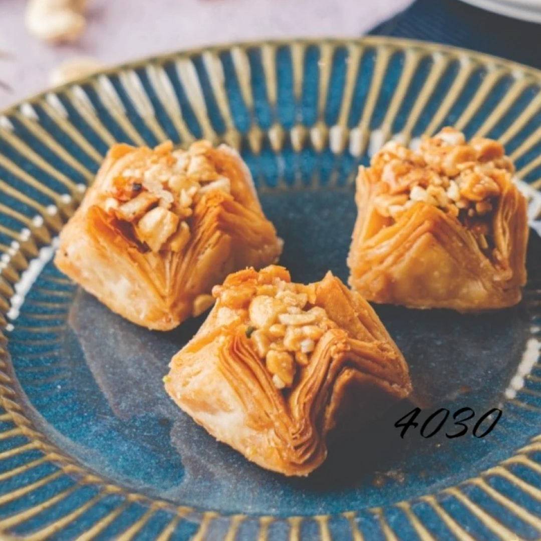 Shivam Sweets Pyramid Baklava Pack Of 25 Primium - 500 gms - India shopping