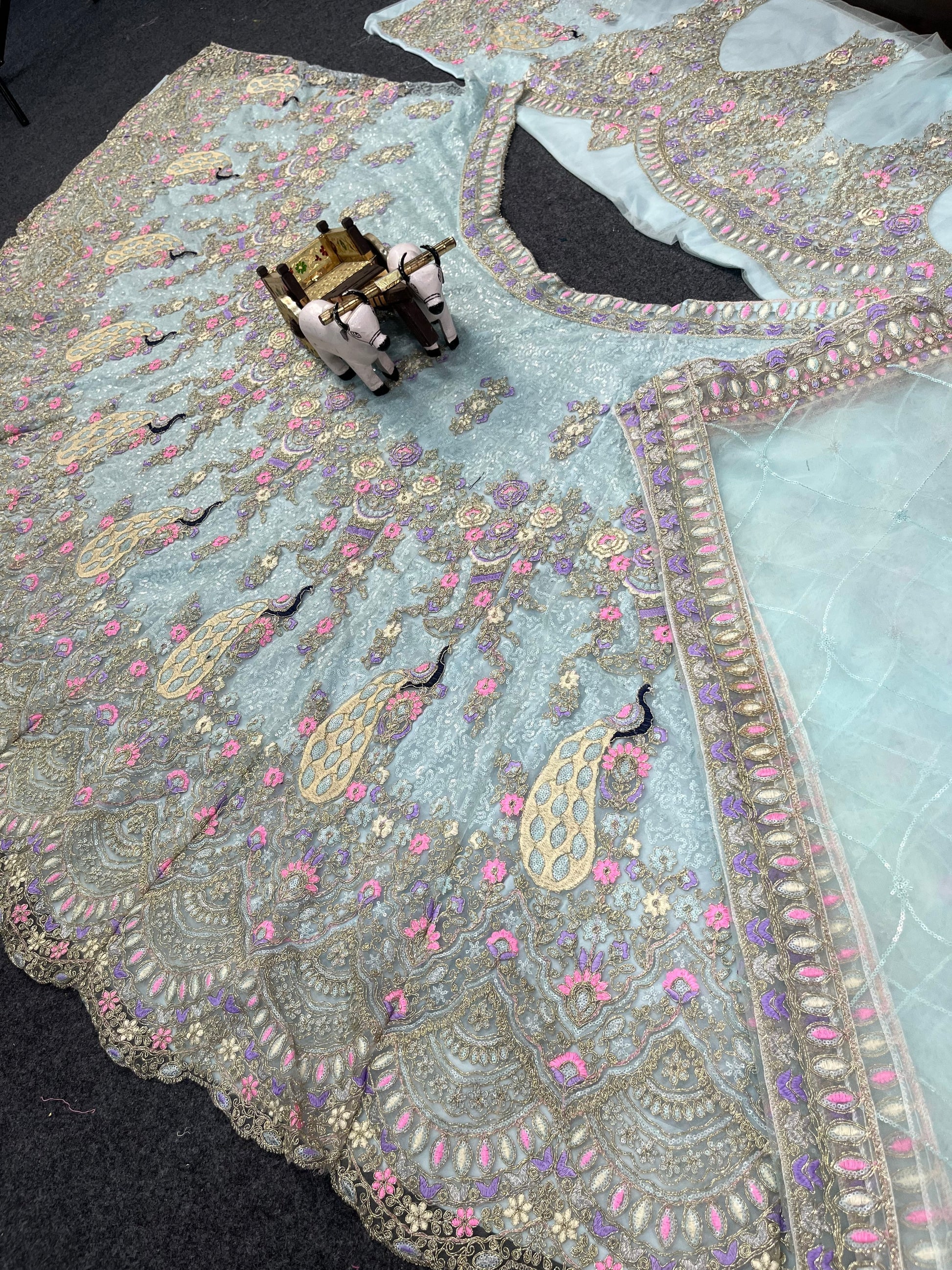 Designer Lehenga Choli With Butterfly Net Work | Ready To Wear