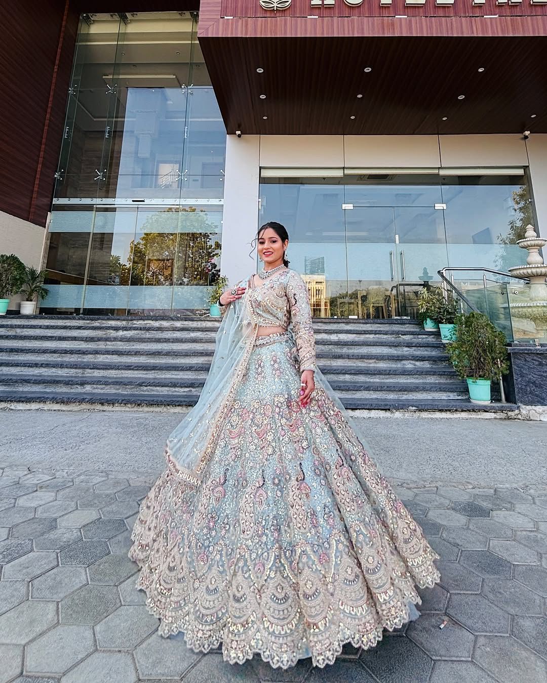 Designer Lehenga Choli With Butterfly Net Work | Ready To Wear