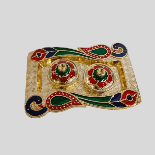 Premium Haldi Kumkum Holder | Set of 2 - India shopping