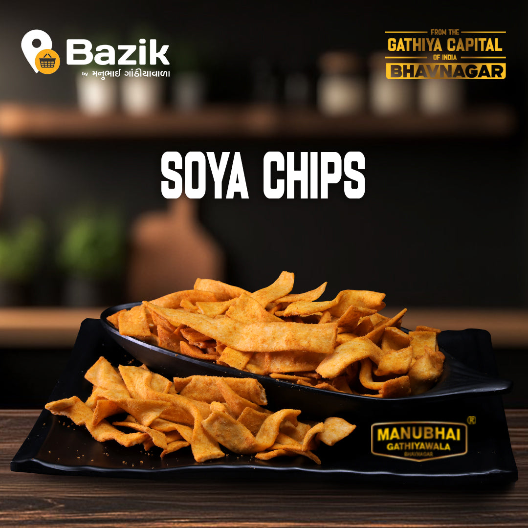 Manubhai Gathiyawala Soya Chips | 500 gms