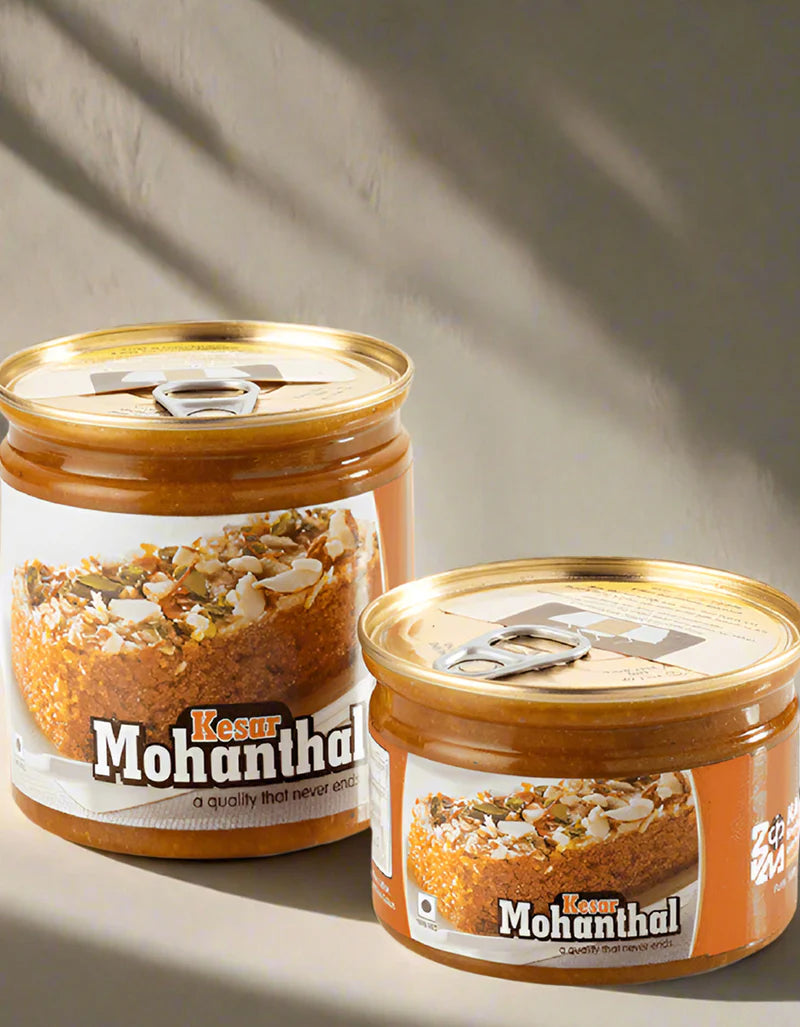 Kandoi Bhogilal Mulchand Special Kesar Mohanthal-Travel Pack 550 g. - 550 gms