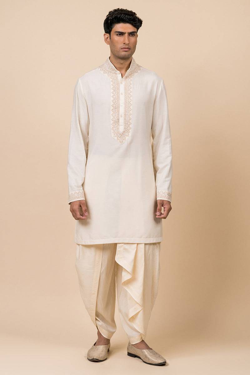 Tasva Kurta Set With Swarvoski Detail - India shopping