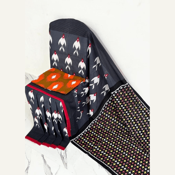 Bagru Print Cotton Saree Collection Special Edition For Summer - India shopping